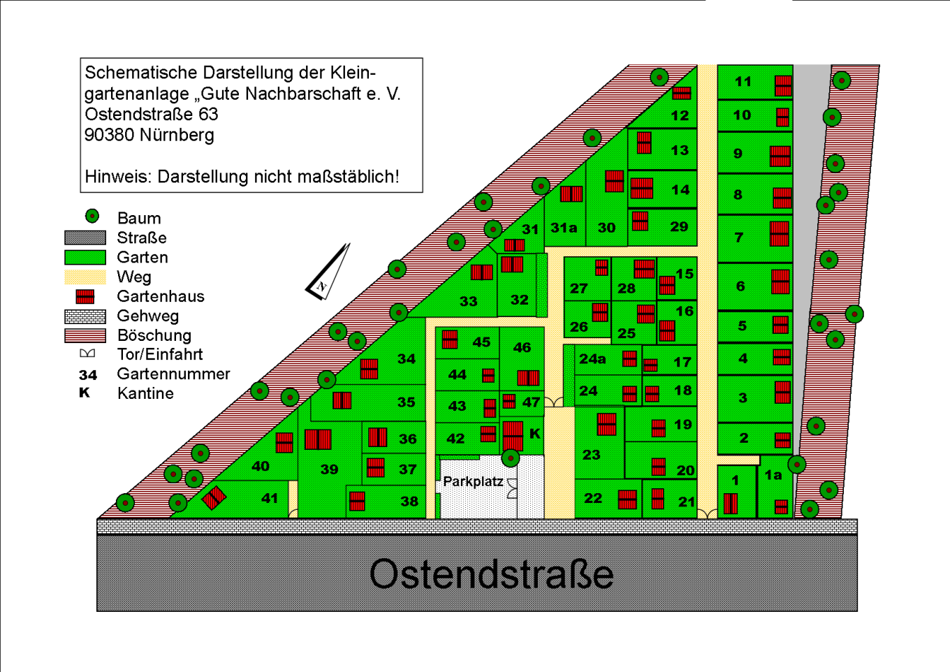 KGV Gute Nachbarschaft Gartenplan KGV Gute Nachbarschaft Gartenplan